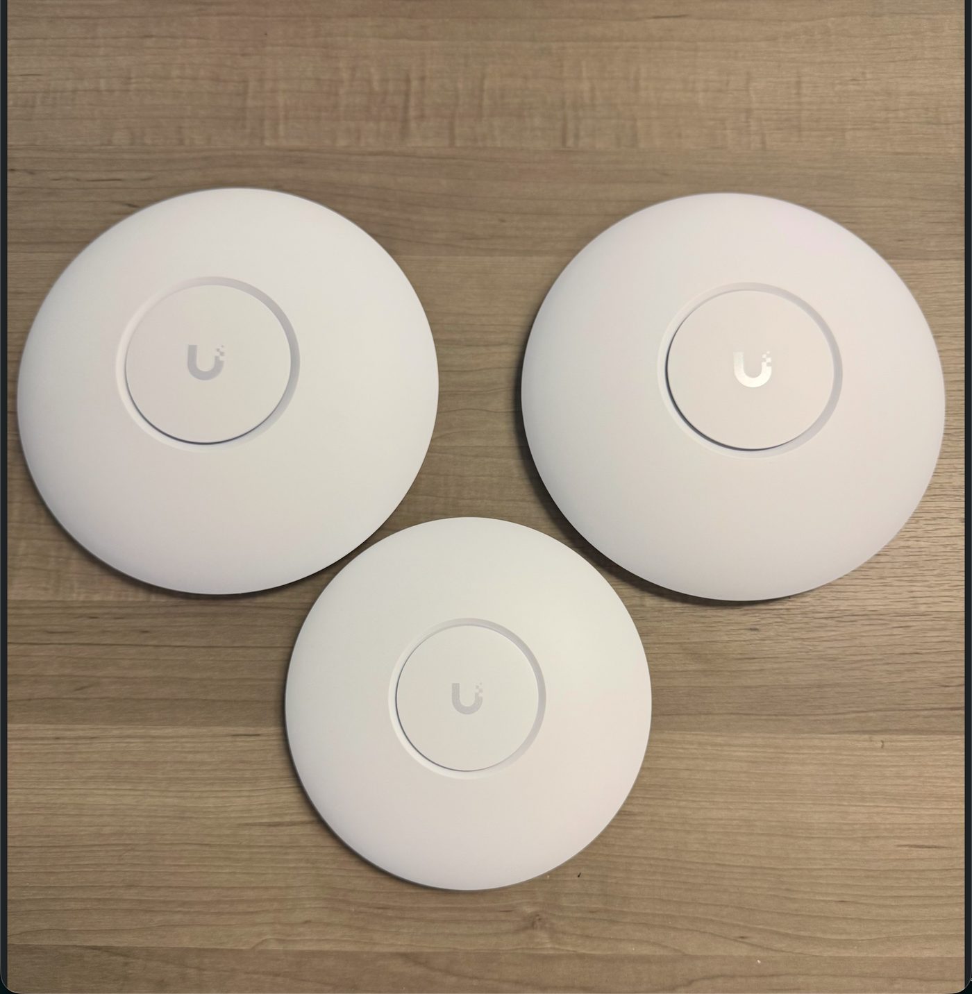 Ubiquiti UniFi U7 Pro Wi-Fi access points installed for a local law firm's office network